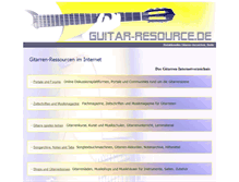 Tablet Screenshot of guitar-resource.de